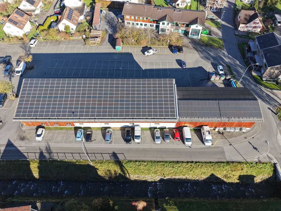 Photovoltaikanlage Markthalle